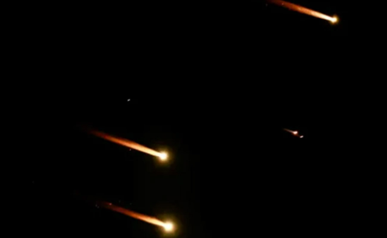 Irã ataca com centenas de mísseis em direção a cidade de Israel