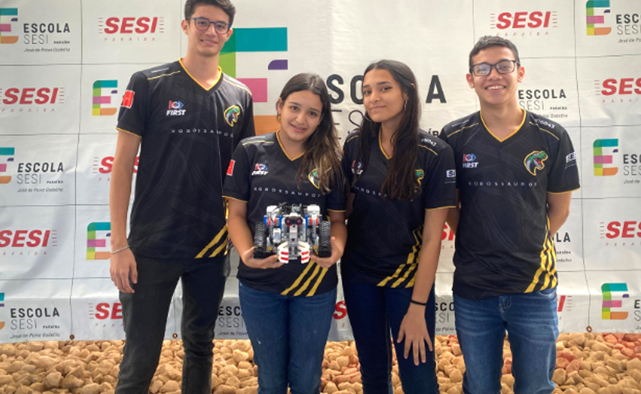 Paraíba Equipe de Robótica da Escola SESI participará de competição de engenharia e tecnologia educacional da CBR